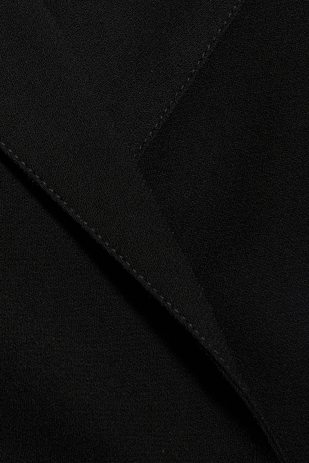 CAROLINA HERRERA Wrap-effect pleated crepe midi dress