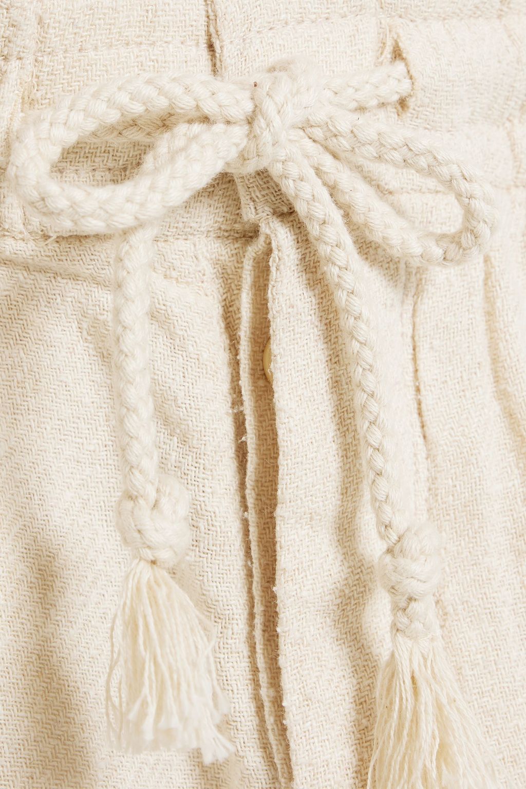 ISABEL MARANT Talapiz frayed silk-gauze shorts