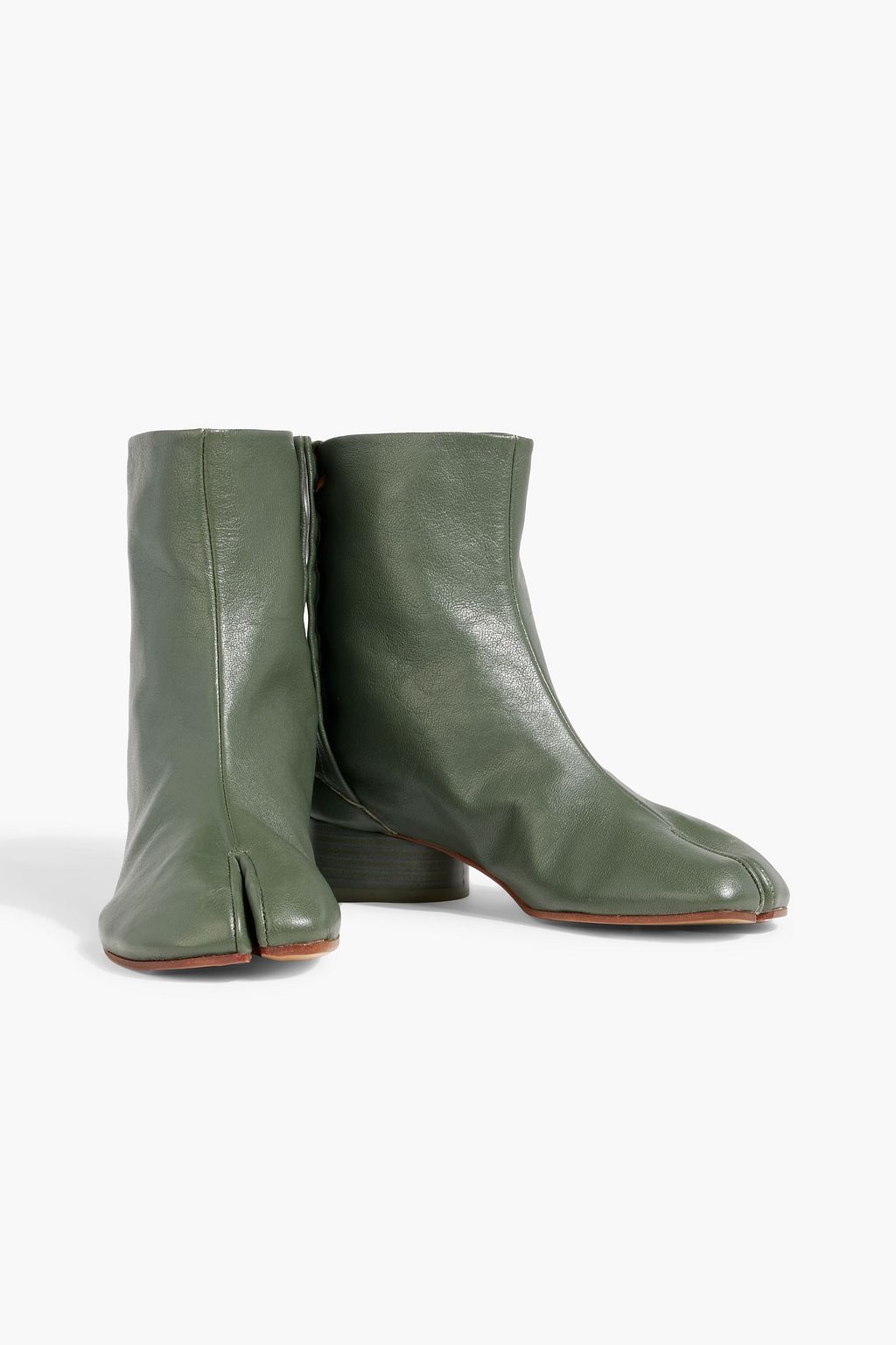 MAISON MARGIELA Tabi split-toe leather ankle boots