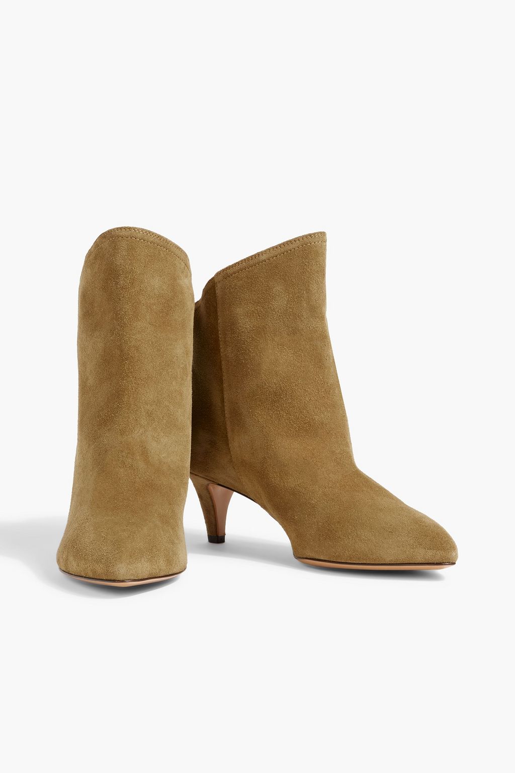 ISABEL MARANT Dripi Ankle Boots aus Veloursleder