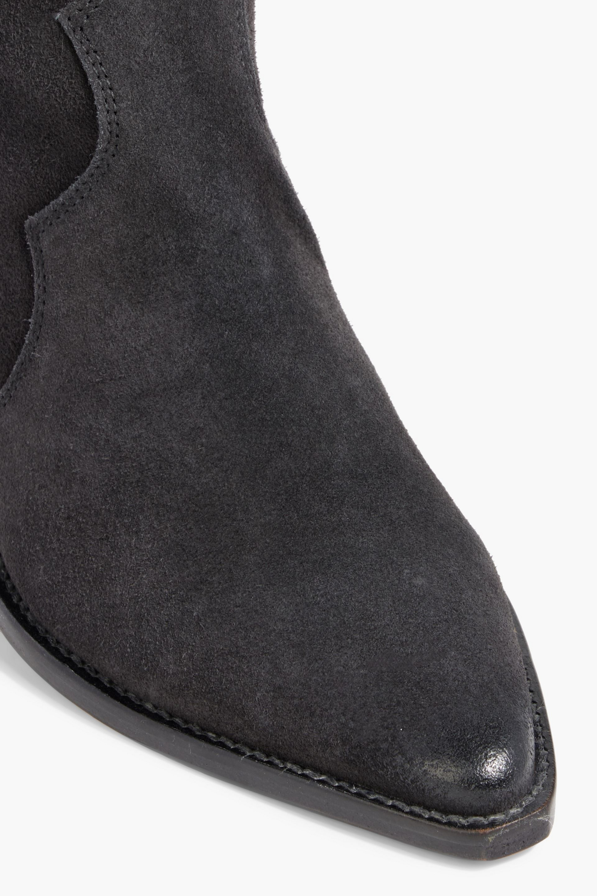Isabel Marant Denvee suede cowboy boots thumbnail