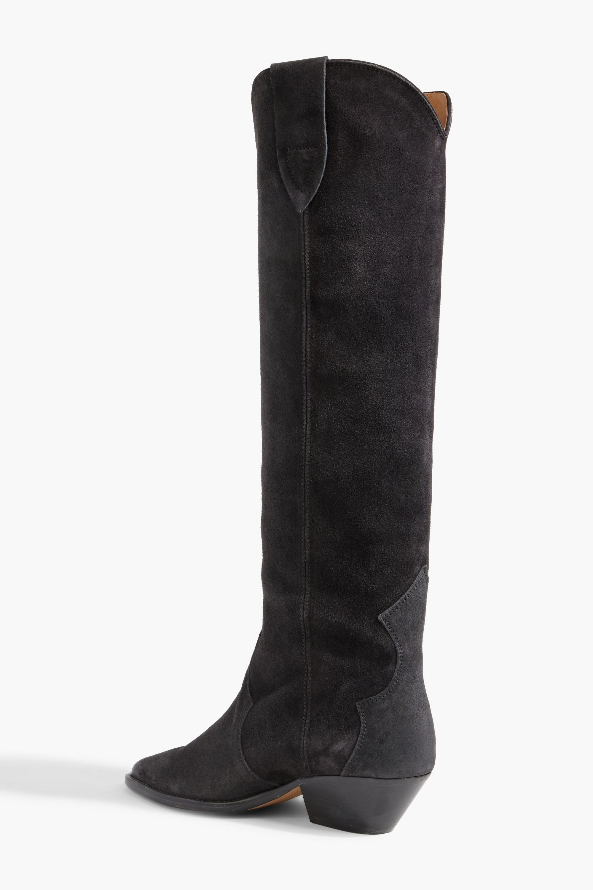 Isabel Marant Denvee suede cowboy boots thumbnail