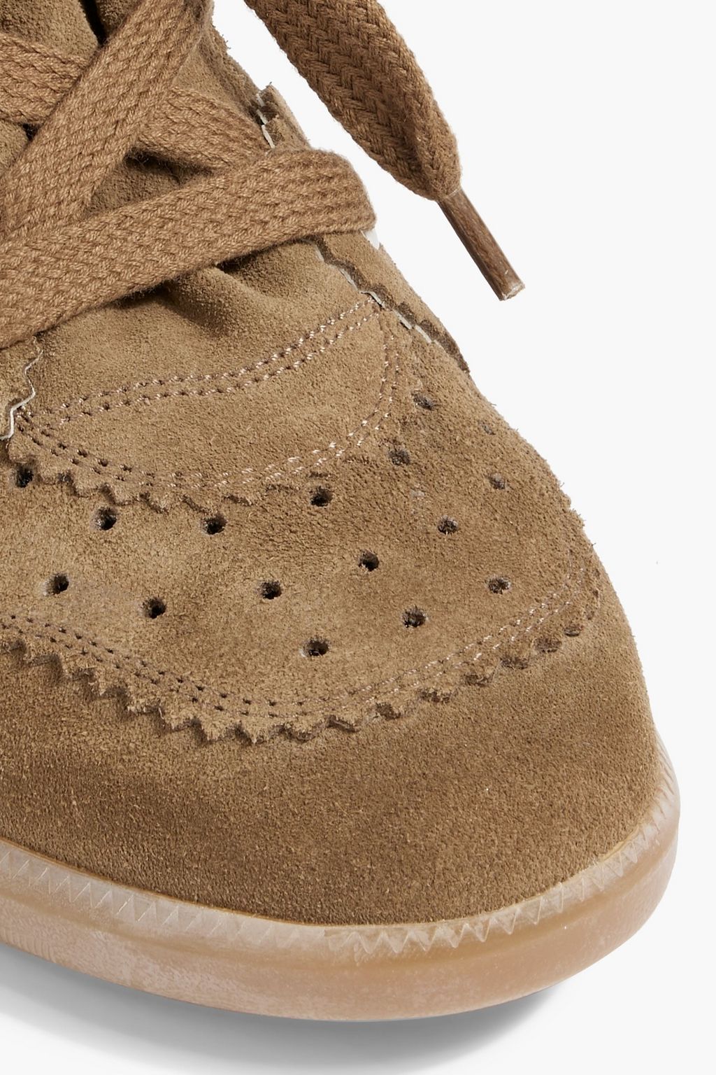 ISABEL MARANT Bobby suede wedge sneakers