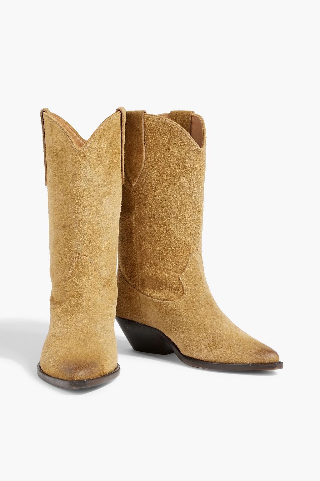 ISABEL MARANT Duerto suede cowboy boots