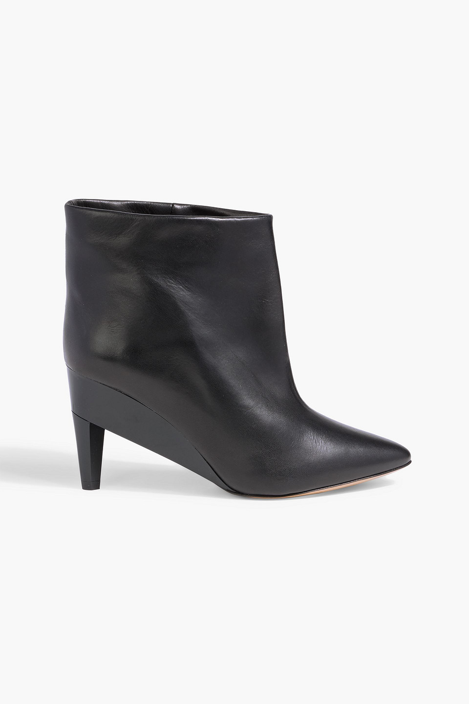 Isabel Marant Dylvee Leather Ankle Boots In Black