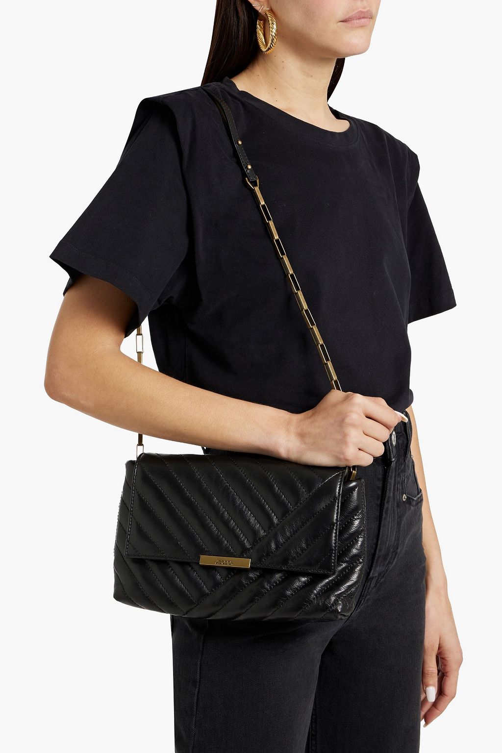 ISABEL MARANT Merine quilted leather shoulder bag