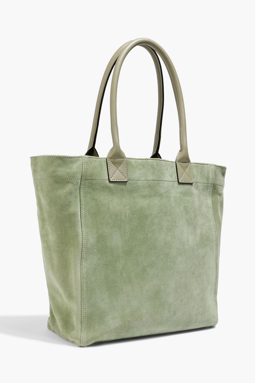 ISABEL MARANT Maro leather-trimmed suede tote