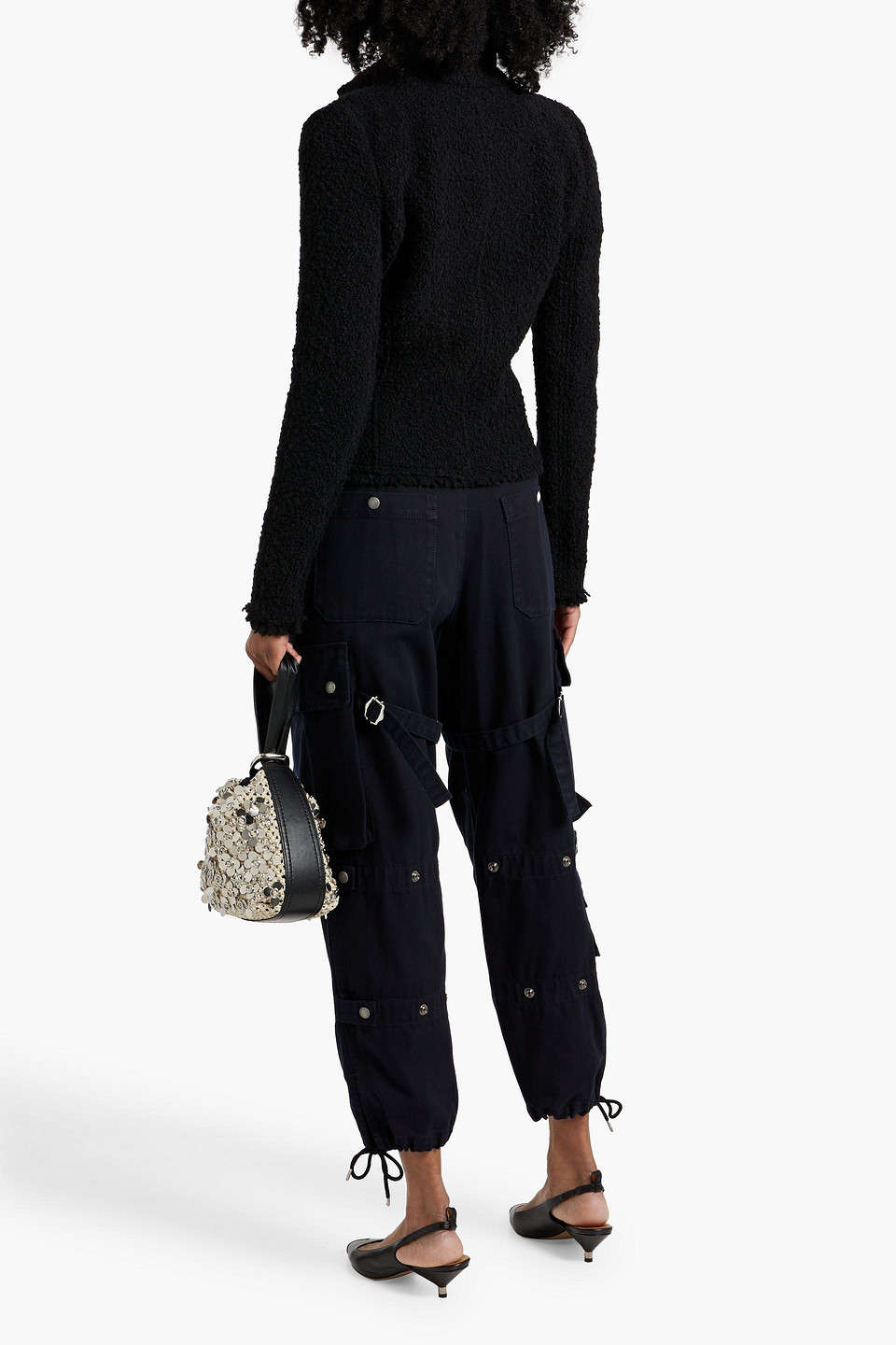 Isabel Marant Graziae Bouclé Jacket In Animal Print