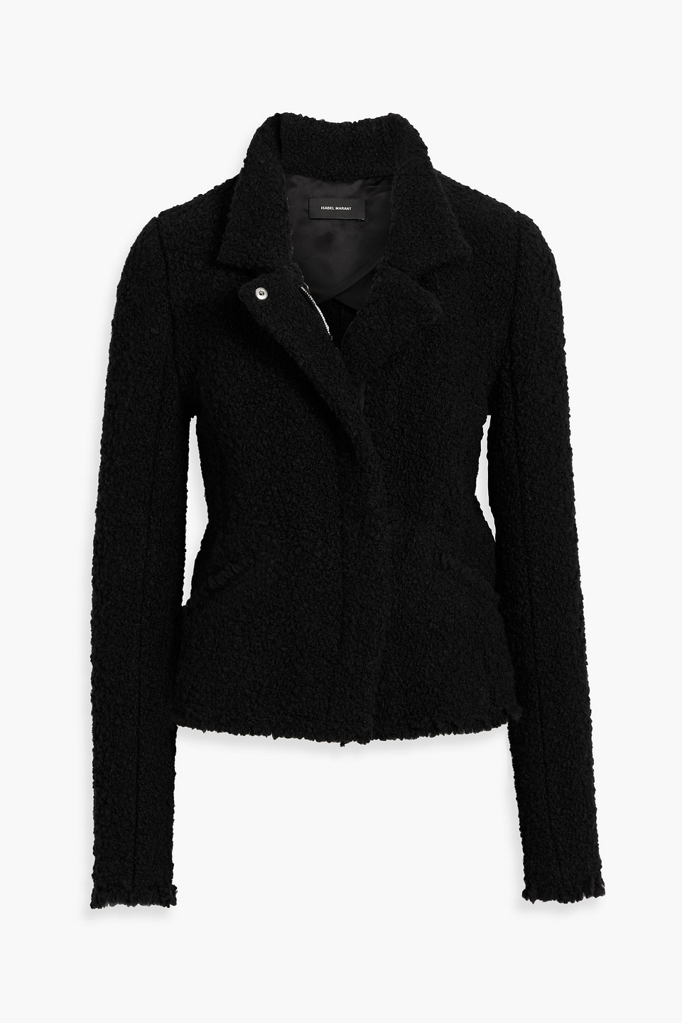 Isabel Marant Graziae Bouclé Jacket In Animal Print