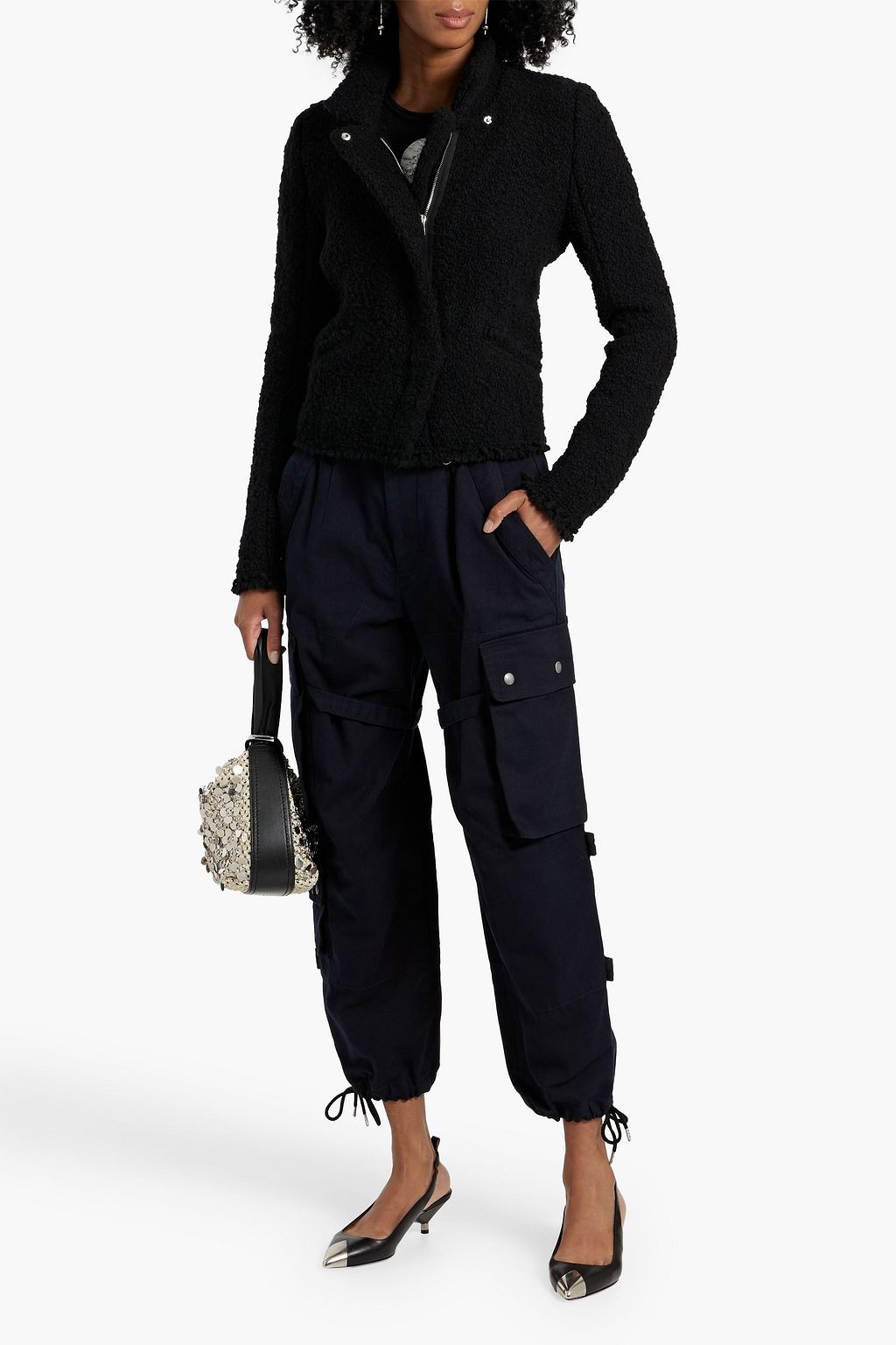 ISABEL MARANT Elore high-rise cargo jeans