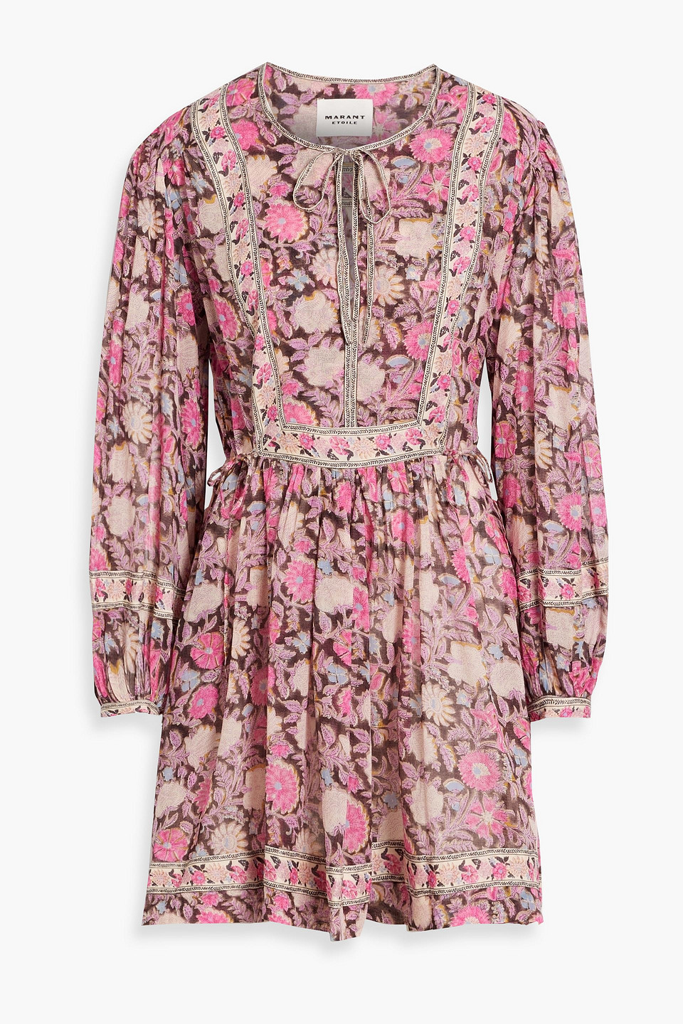 Isabel Marant Étoile Gilinesia Printed Cotton-voile Mini Dress