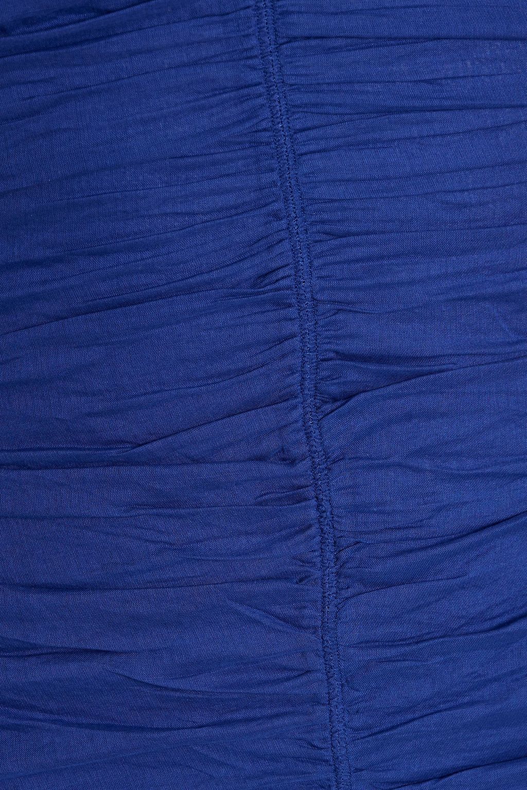 MARANT ÉTOILE Sireny ruched cotton-voile mini dress