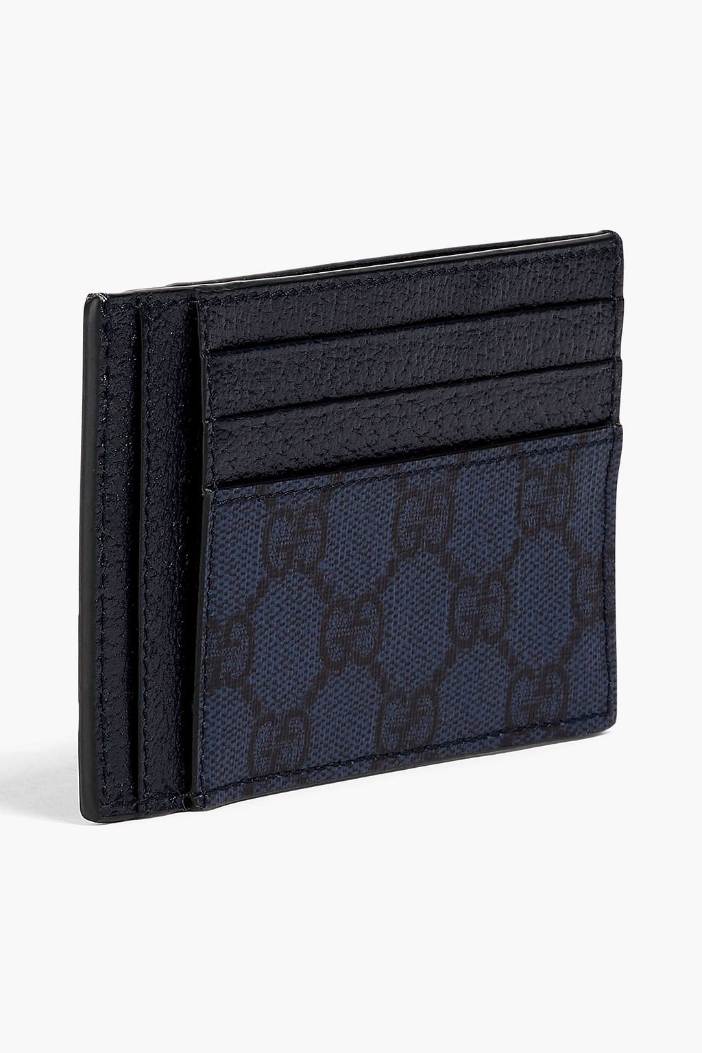 GUCCI Ophidia GG Supreme logo-print coated-canvas and leather cardholder