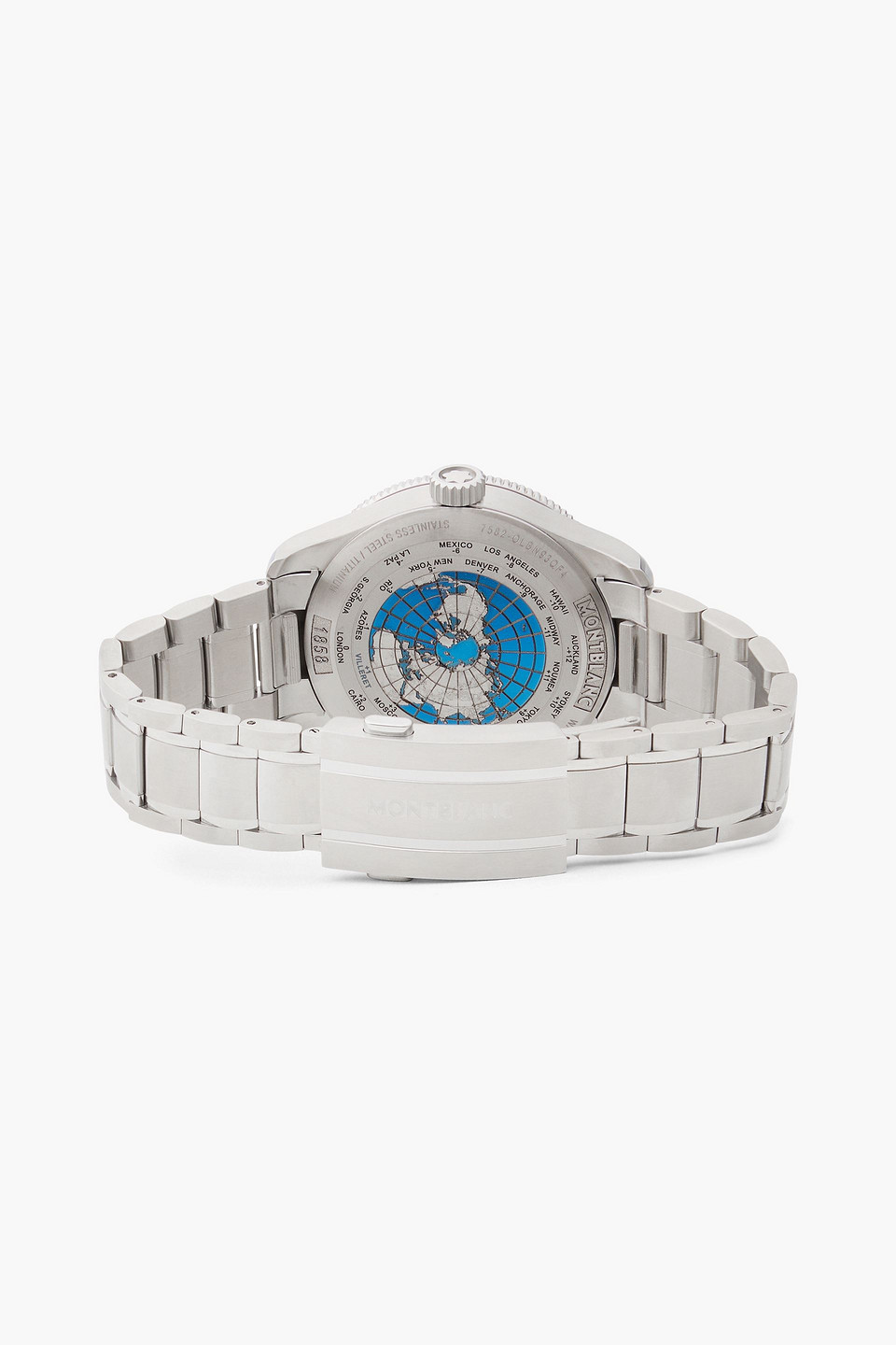  Montblanc - Montblanc 1858 Gmt 42 Mm Automatikuhr Aus Edelstahl, Ref.nr. Mb129615 - Metallic - Onesize 