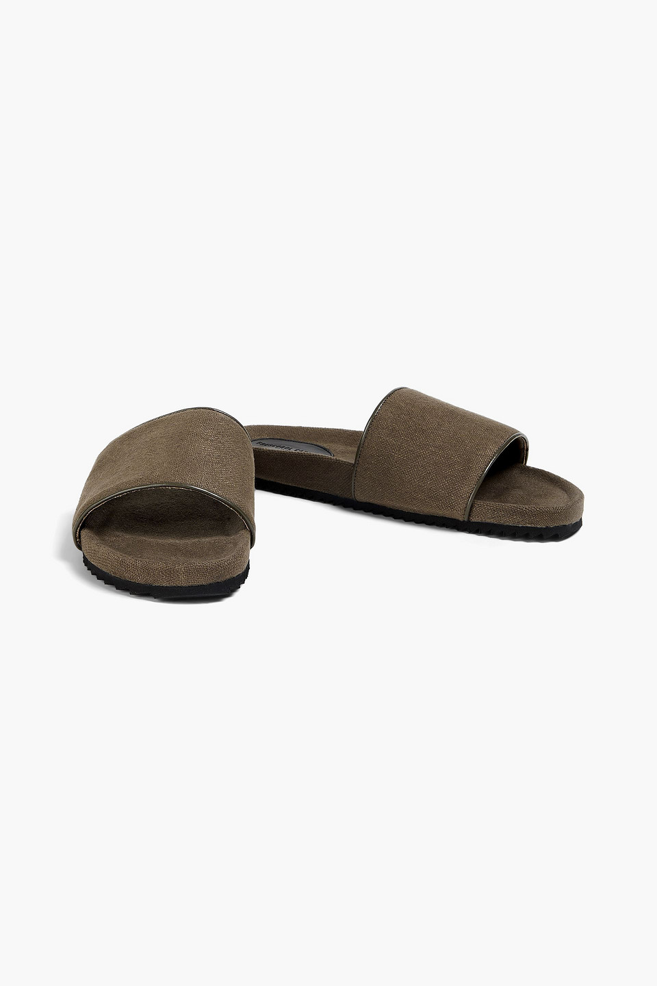 Frescobol Carioca Renato Linen-canvas Slides
