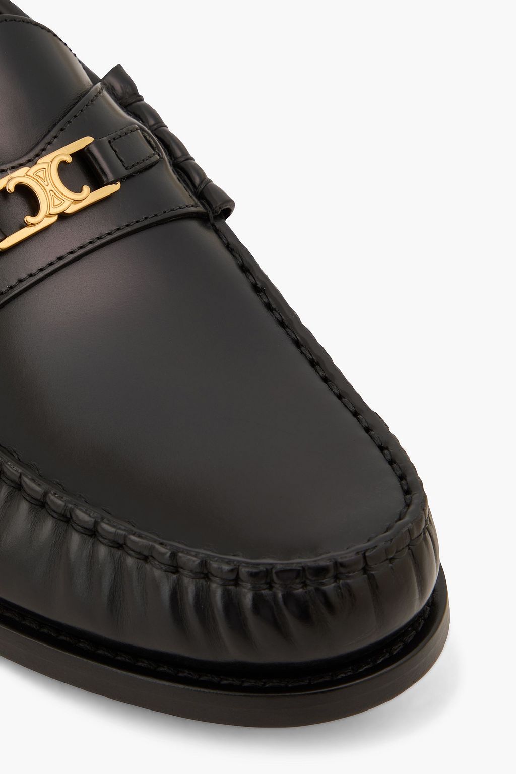 CELINE Triomphe レザー ローファー