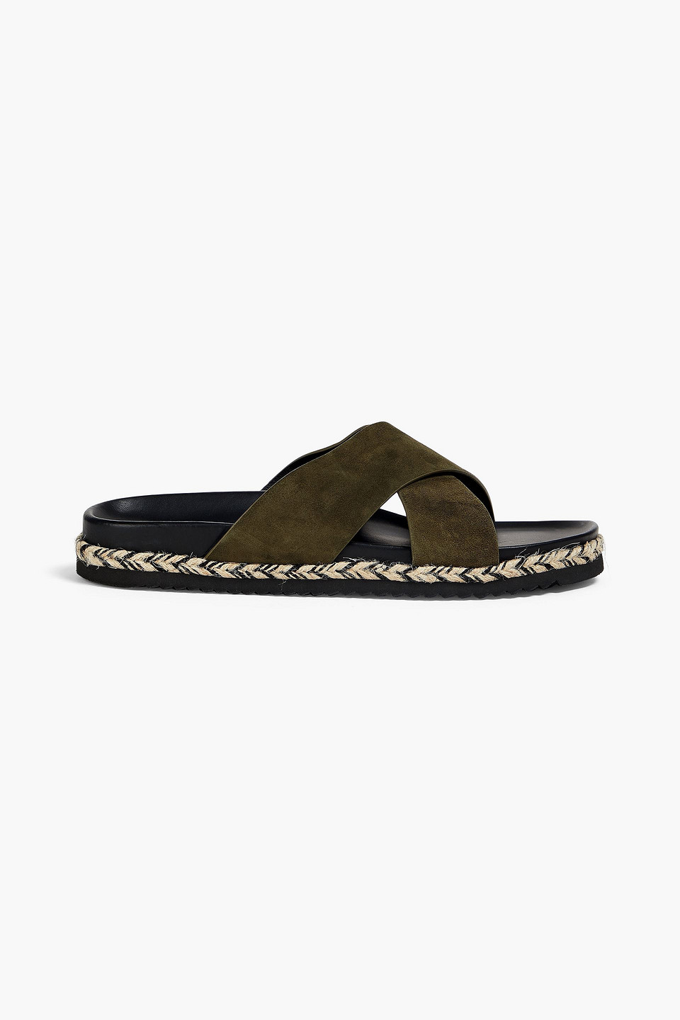 Frescobol Carioca Suede Espadrille Sandals