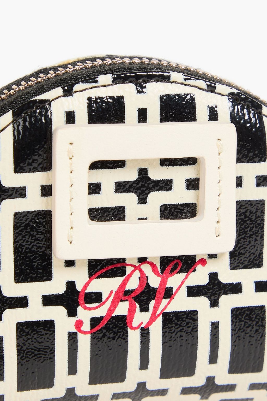 ROGER VIVIER コインケース プリント入り