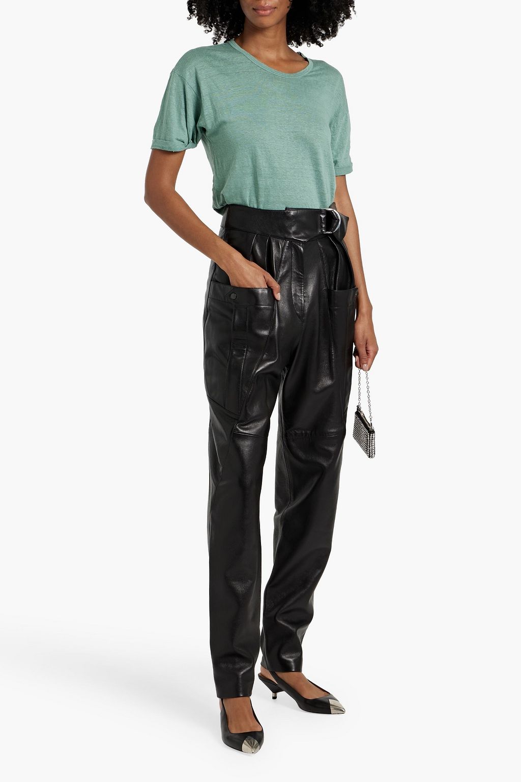 MARANT ÉTOILE Koldi linen-jersey T-shirt