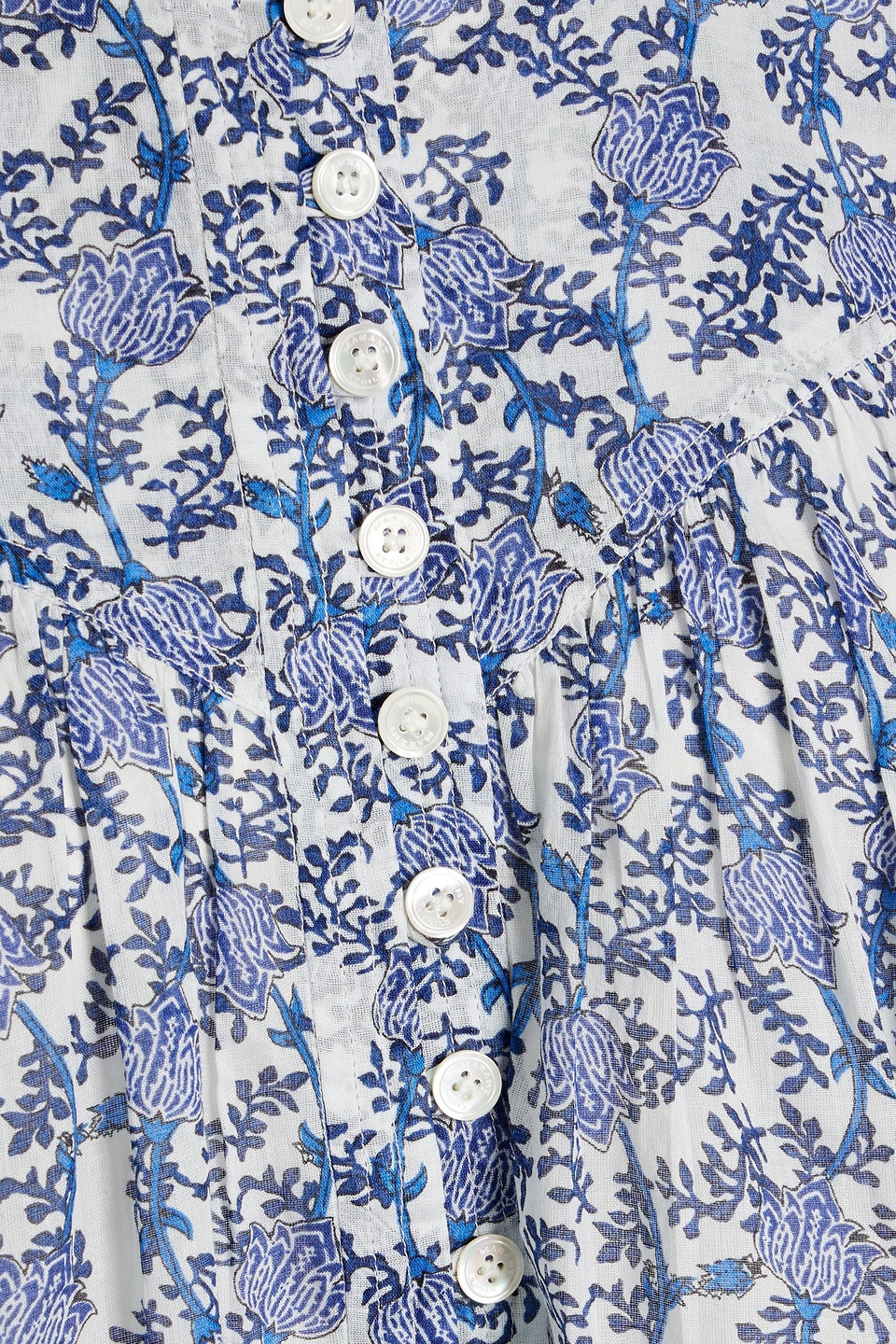Isabel Marant Étoile Salika Floral-print Cotton-voile Blouse