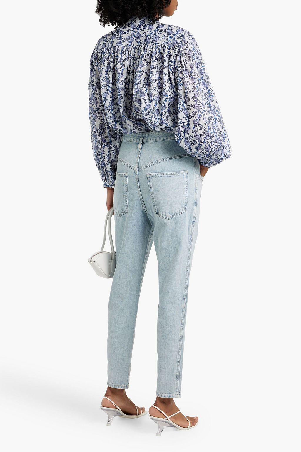 MARANT ÉTOILE Salika floral-print cotton-voile blouse