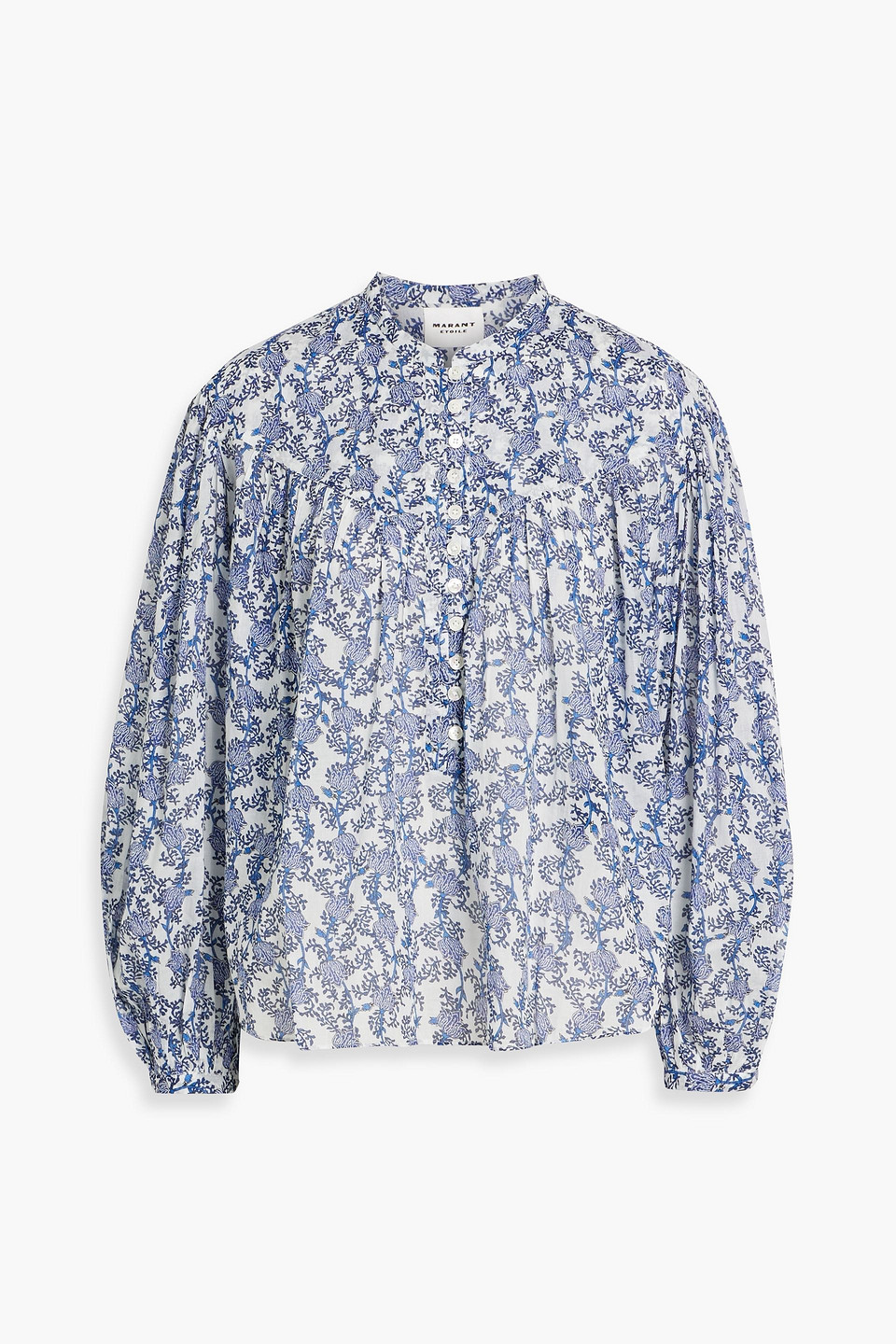 Isabel Marant Étoile Salika Floral-print Cotton-voile Blouse