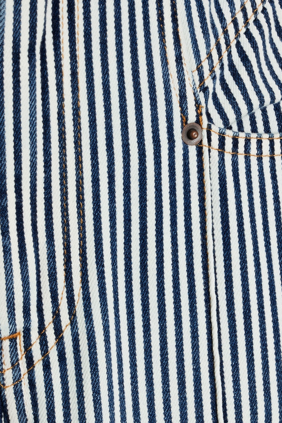 ISABEL MARANT LIROKAE STRIPED COTTON-TWILL STRAIGHT-LEG PANTS