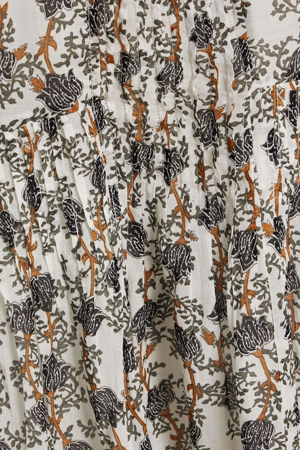 MARANT ÉTOILE Godrana ruffled floral-print cotton-voile mini dress