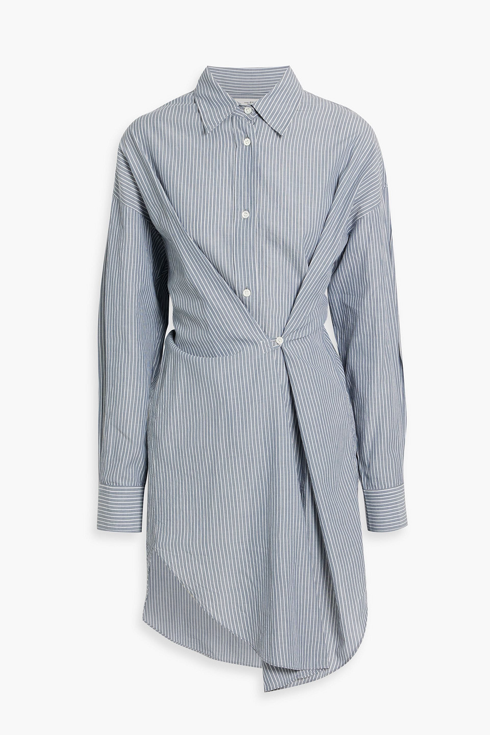 Marant Étoile Seen striped cotton shirt dress