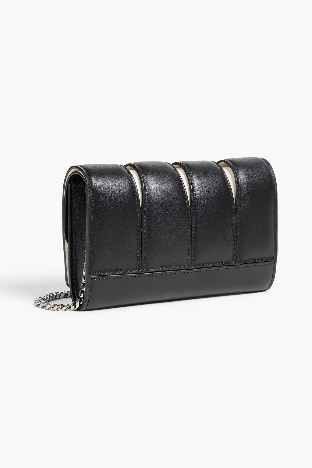 MCQUEEN Slash レザー クラッチ カットアウト