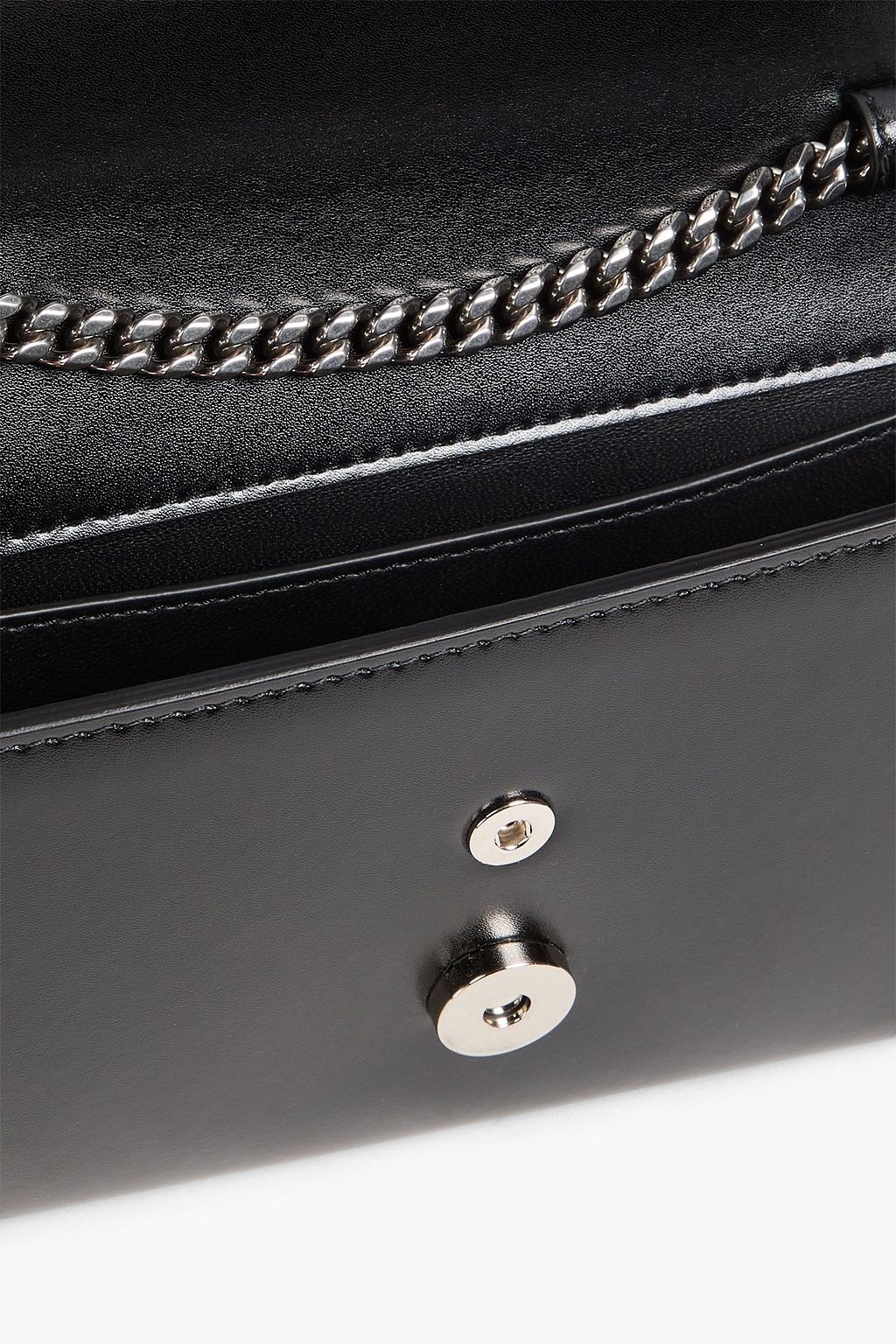 MCQUEEN Slash レザー クラッチ カットアウト