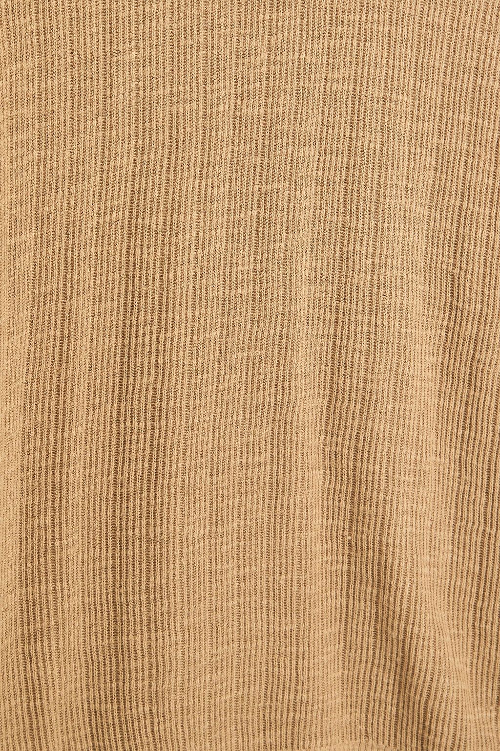 FRESCOBOL CARIOCA Joaquim ribbed cotton-blend polo shirt
