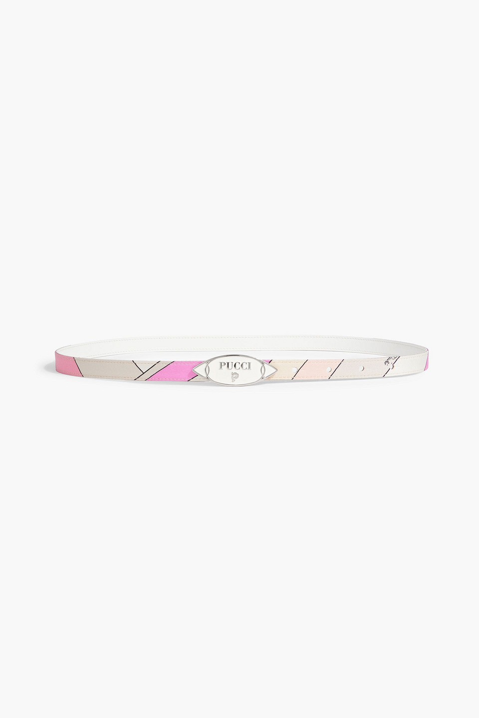 Printed twill belt