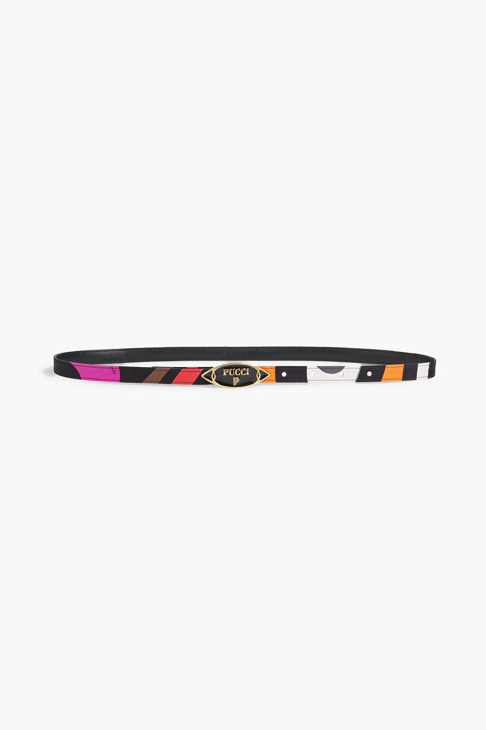 Printed twill belt