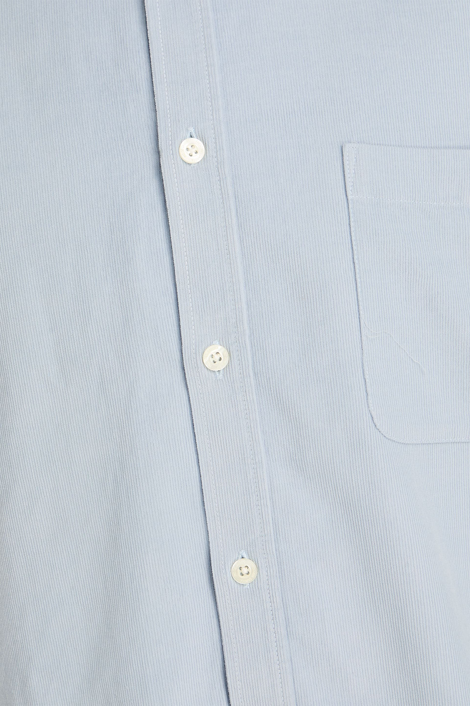 Frescobol Carioca Telles Cotton-corduroy Shirt In Blue