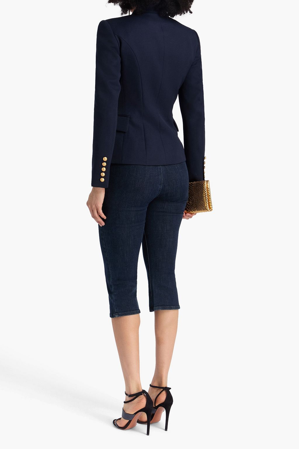 BALMAIN ウールツイル ダブルブレストブレザー