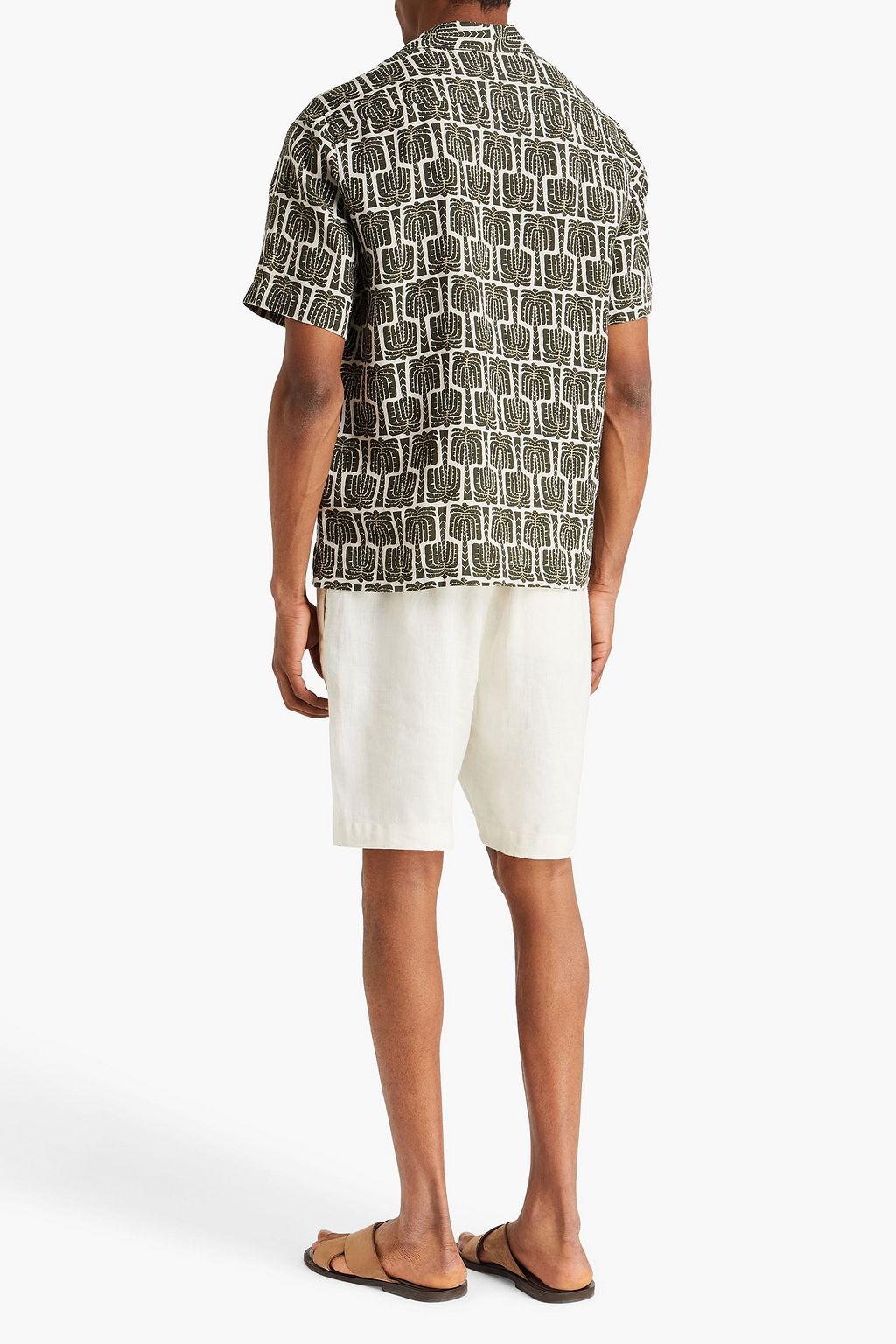 FRESCOBOL CARIOCA Roberto printed linen shirt