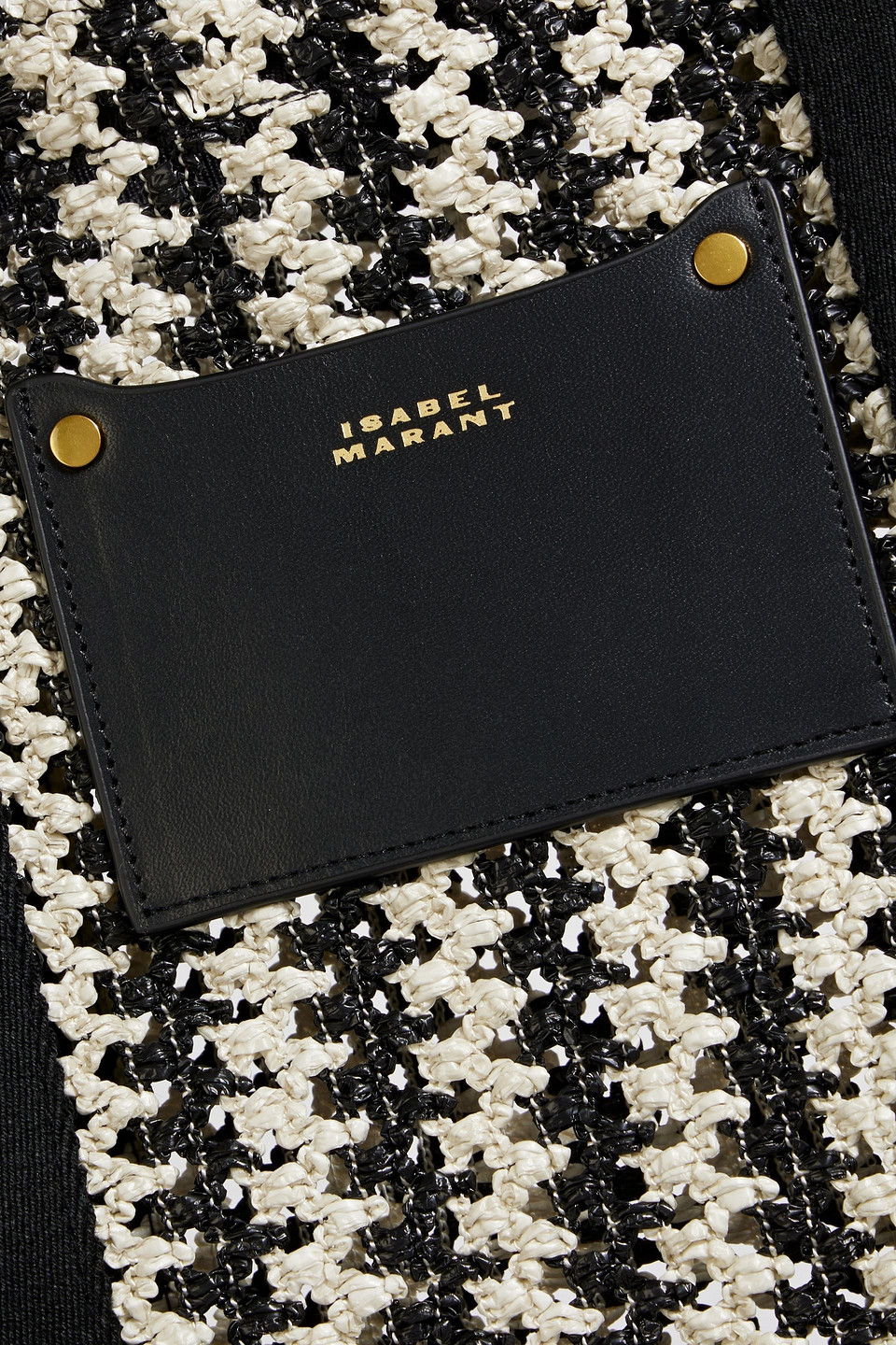 Isabel Marant Aruba Woven Cotton-blend Tote