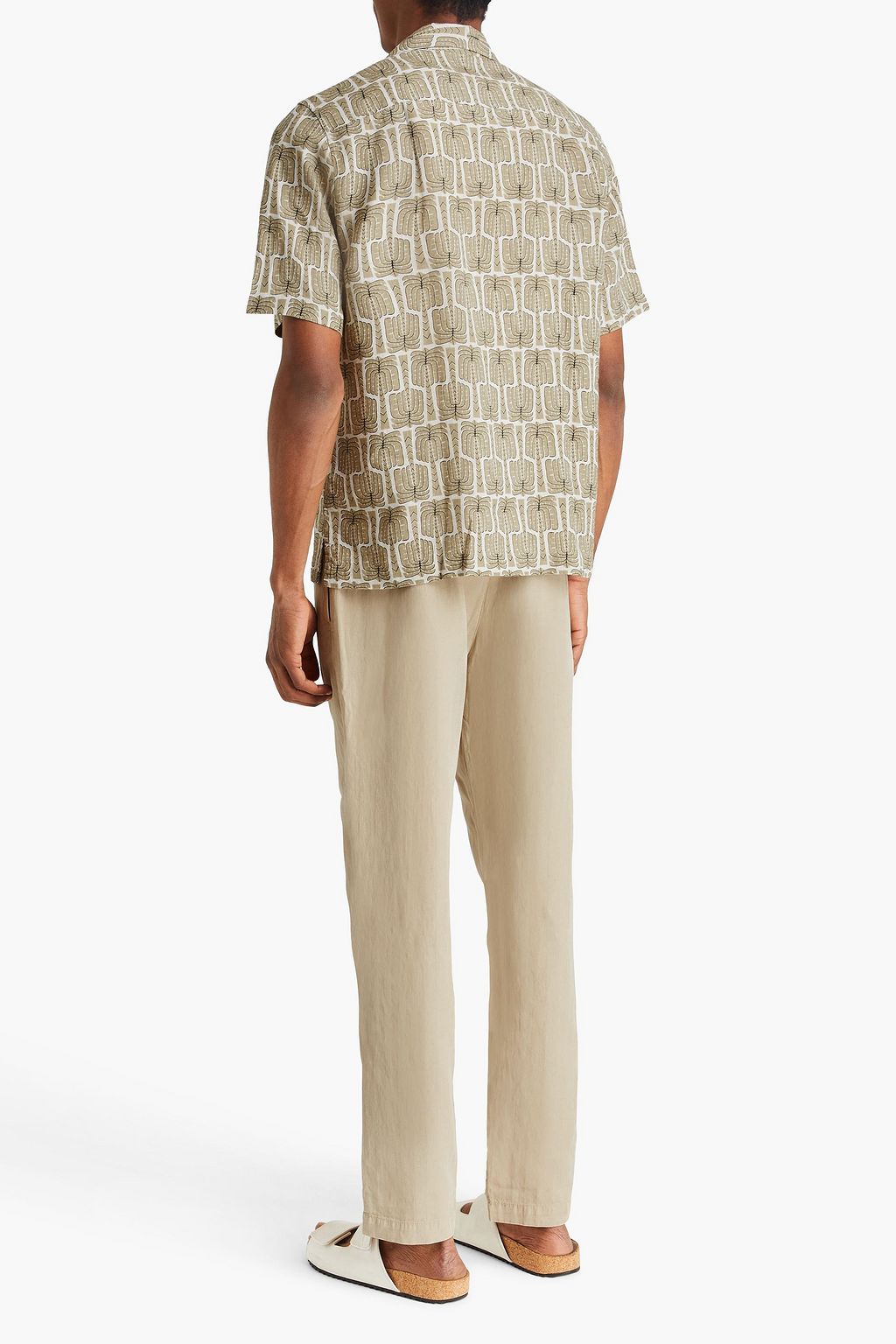 FRESCOBOL CARIOCA Roberto printed linen shirt