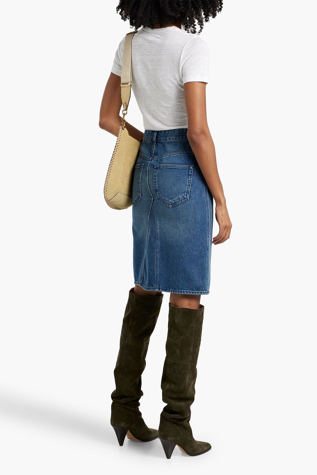 MARANT ÉTOILE Fiali denim skirt