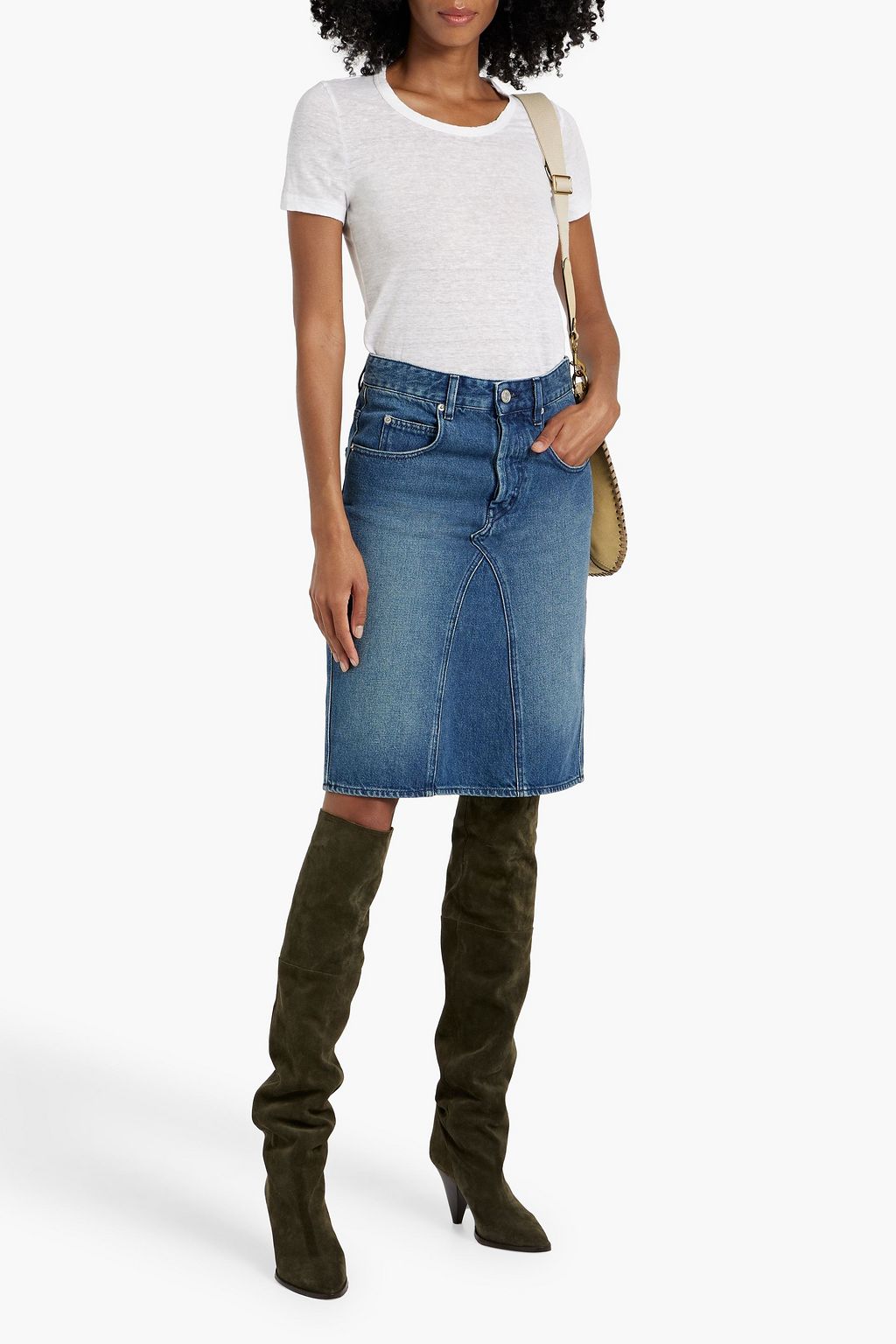 MARANT ÉTOILE Kiliann linen-jersey T-shirt