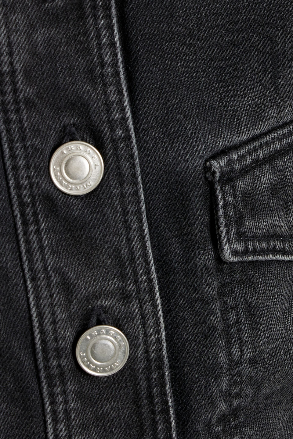ISABEL MARANT VALENE CROPPED DENIM JACKET