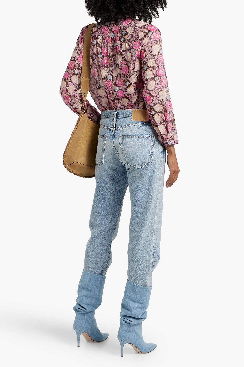 MARANT ÉTOILE Maria floral-print cotton-voile top