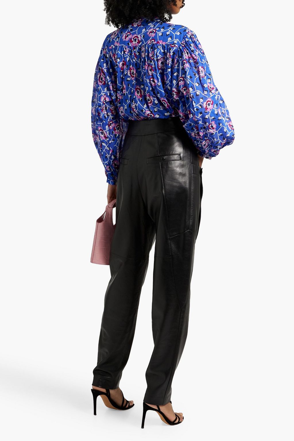MARANT ÉTOILE Salika floral-print cotton-voile top