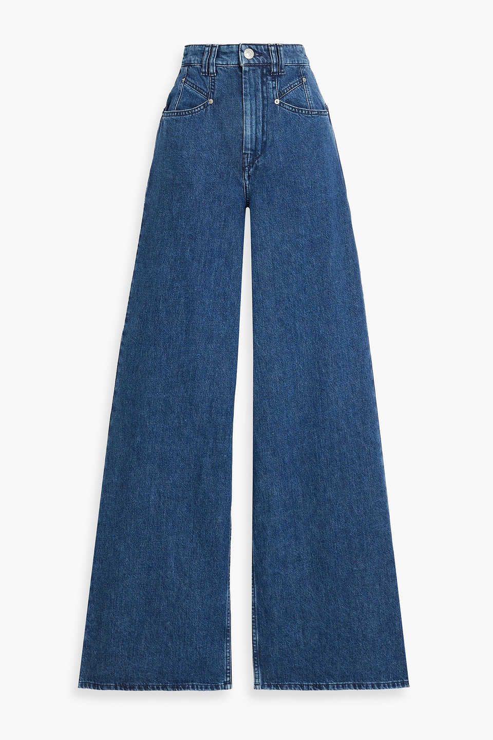 Isabel Marant Lemony High-rise Wide-leg Jeans