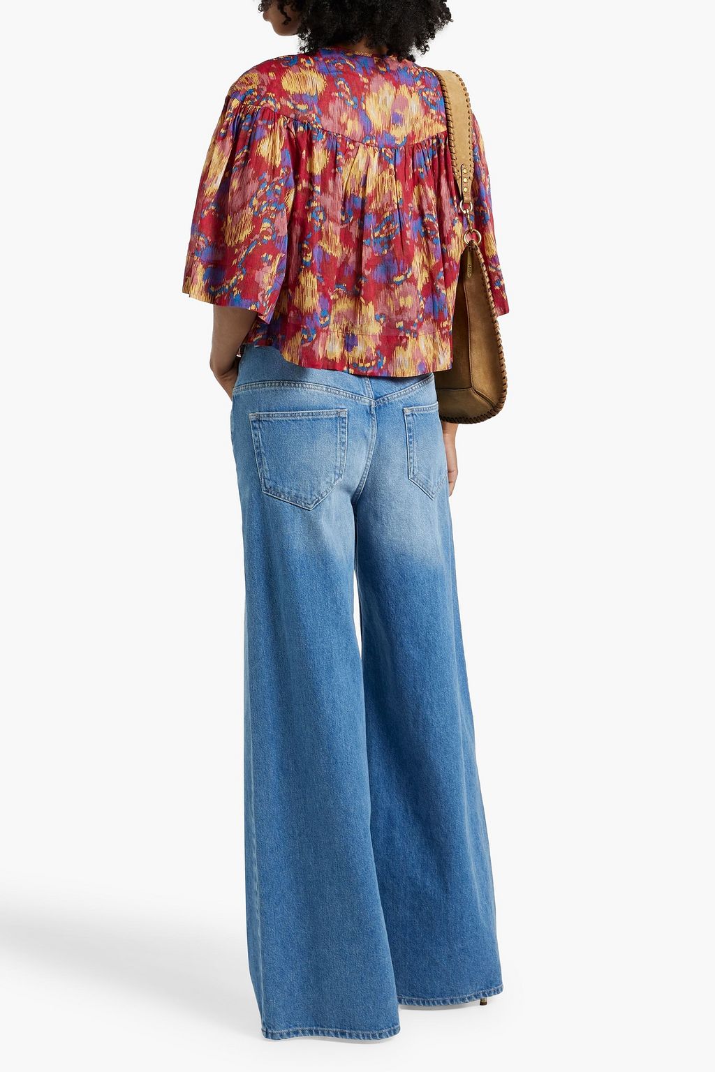 ISABEL MARANT Lemony high-rise wide-leg jeans