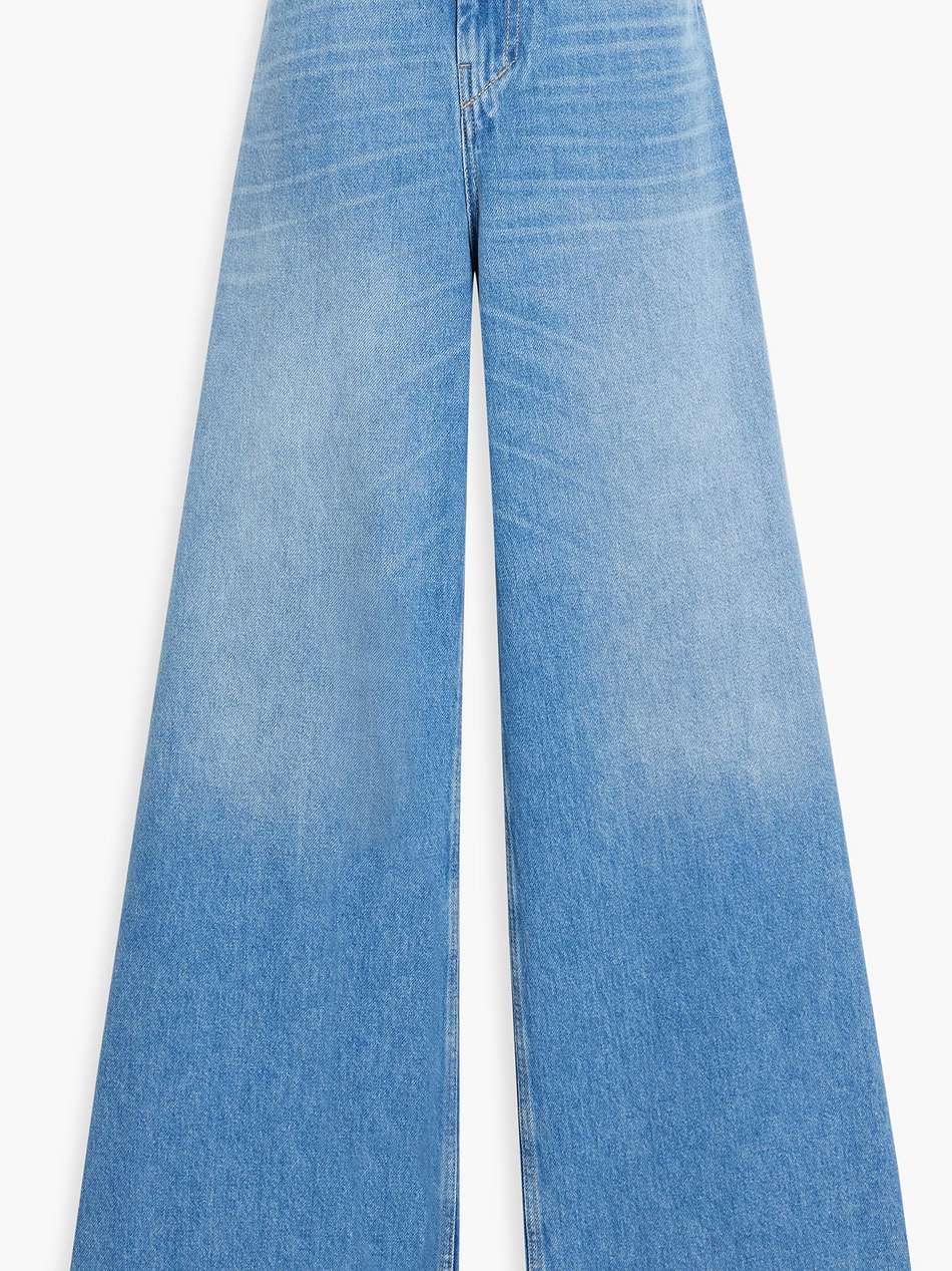 lemony high-rise wide-leg jeans