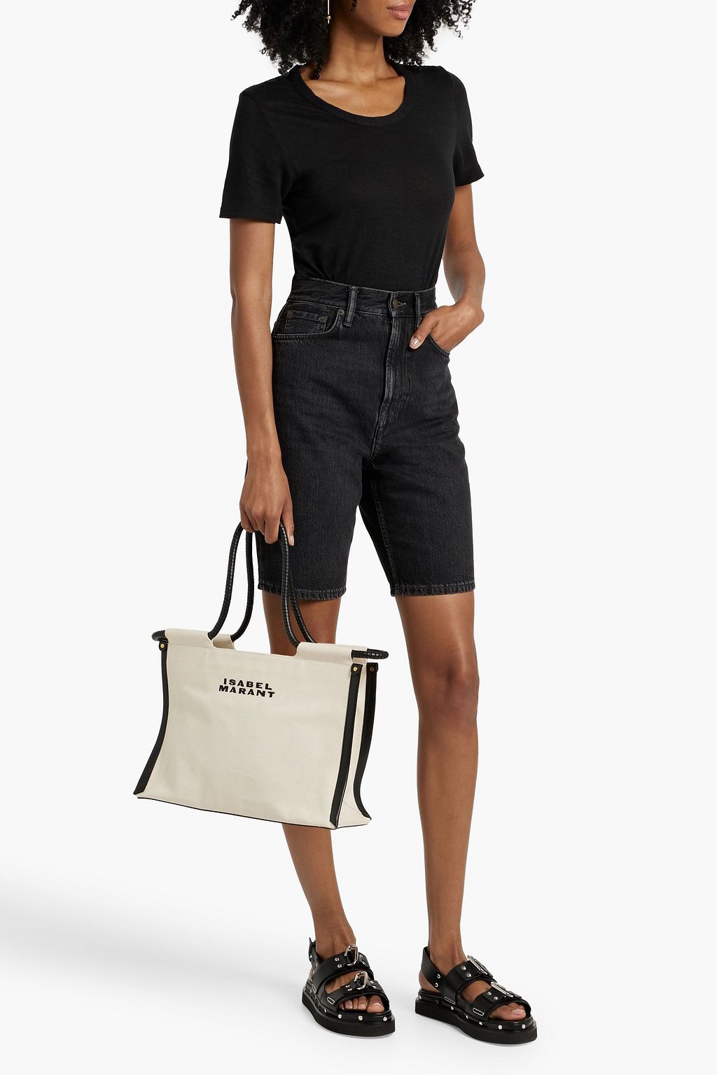MARANT ÉTOILE Kiliann linen-jersey T-shirt