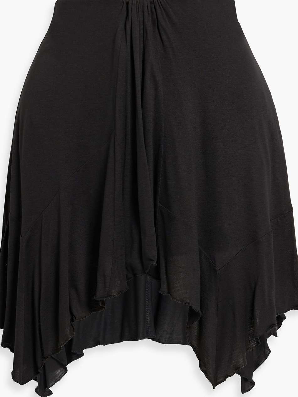 fenecia asymmetric jersey skirt