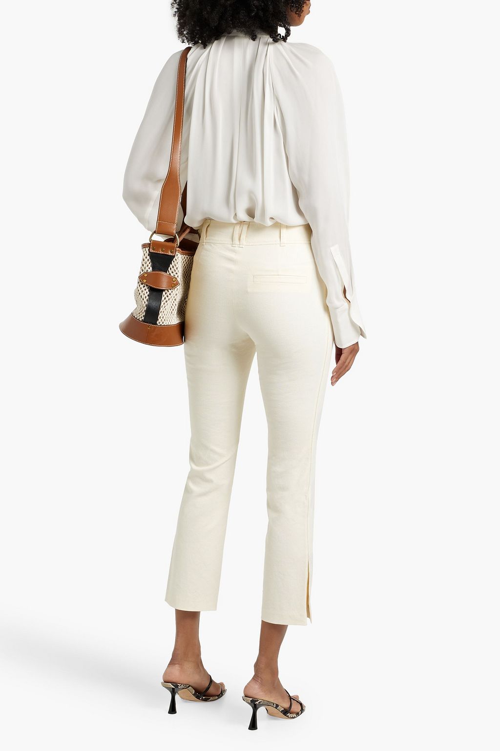 ISABEL MARANT Lovida cotton-blend slim-leg pants